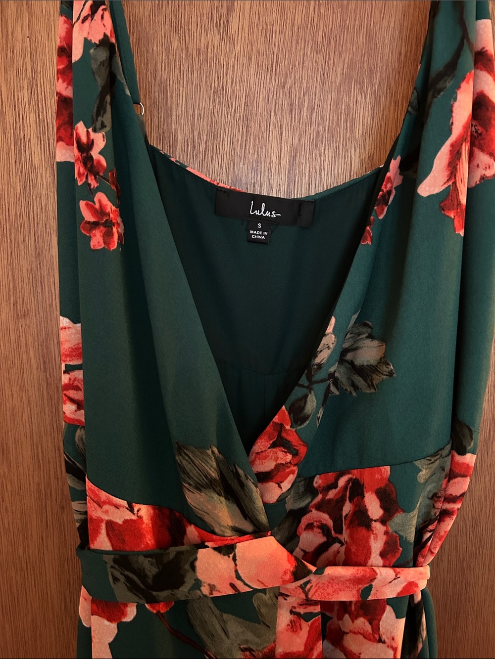 Lulu’s Floral Flirtation Print Wrap Dress Size Small - Picture 5 of 7